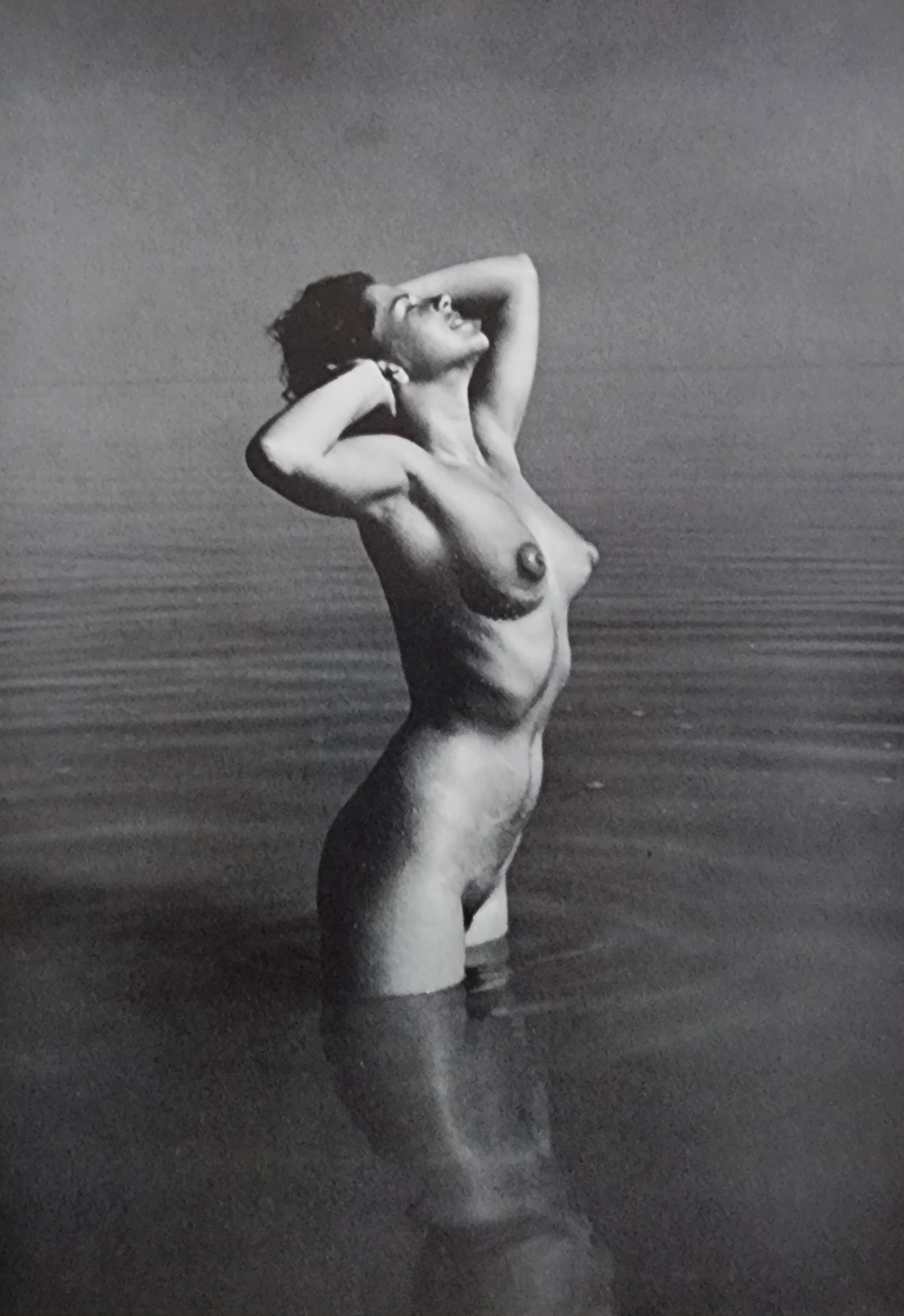 Andre de Dienes, Sun-Warmed Nude 1965: Artist/Photographer: Andre de Dienes Title/Subject: Sun-Warmed Nude Type Of Print: Authentic Sheet Fed Photogravure/Heliogravure. Date Of Print: 1965 Paper: Medium weight, satin/matte finish. Print Or