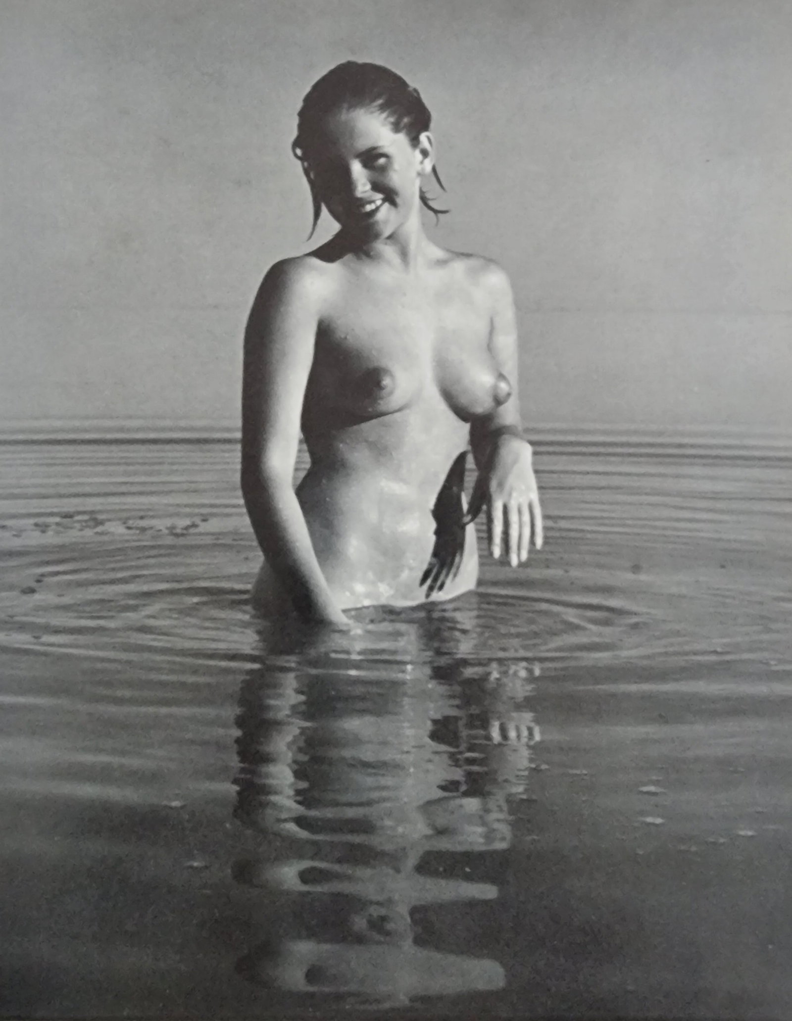 Andre de Dienes, Sun-Warmed Nude 1965: Artist/Photographer: Andre de Dienes Title/Subject: Sun-Warmed Nude Type Of Print: Authentic Sheet Fed Photogravure/Heliogravure. Date Of Print: 1965 Paper: Medium weight, satin/matte finish. Print Or