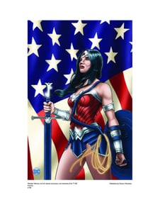 Warner Bros, Dc Comics, Wonder Woman, "Patriotic Background"