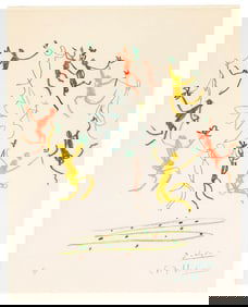 Pablo Picasso (After), 'La Ronde de la Jeunesse', Lithograph, 1961