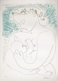 Pablo Picasso ( 1881 – 1973 ) La Grande Maternité – Hand Signed Lithograph 1963