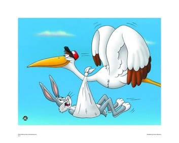 Warner Bros, Looney Tunes, Bugs Bunny, "Special Delivery", Animation Giclee