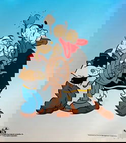 Hearst Corp, 'Popeye & Olive Oil - At The Helm', Limited Edition Animation Cel