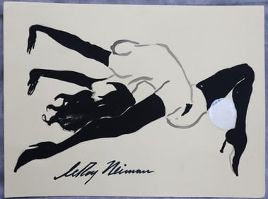 LeRoy Neiman, Playboy Femlin - Yoga, Original Drawing