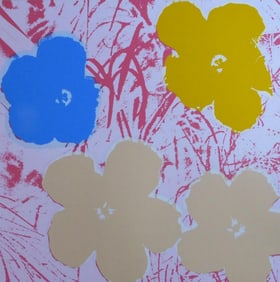 Andy Warhol, Poppy Flowers Sunday B.Morning Silkscreen 11.70