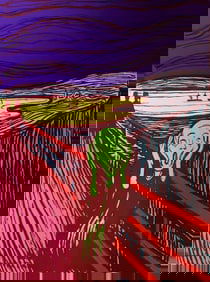 Andy Warhol, The Scream (Green) Sunday B. Morning