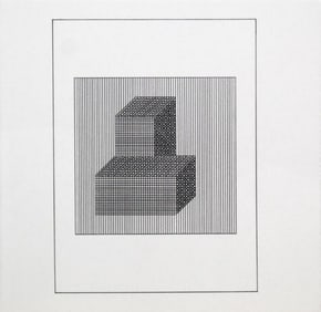 Sol Lewitt, 'Untitled' - Rectangles, From The Suite 'Ficciones', Silkscreen