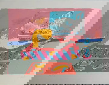 Peter Max "By The Window" Hand Signed & Numbered AP Lithograph