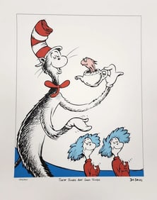 Dr. Seuss, - Theodor Geisel, 'These Things Are Good Things', Signed Limited Edition Pigment Print
