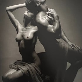 Jeanloup Sieff, Essai Publicitaire Pour Un Parfum Paris (with man), 1990