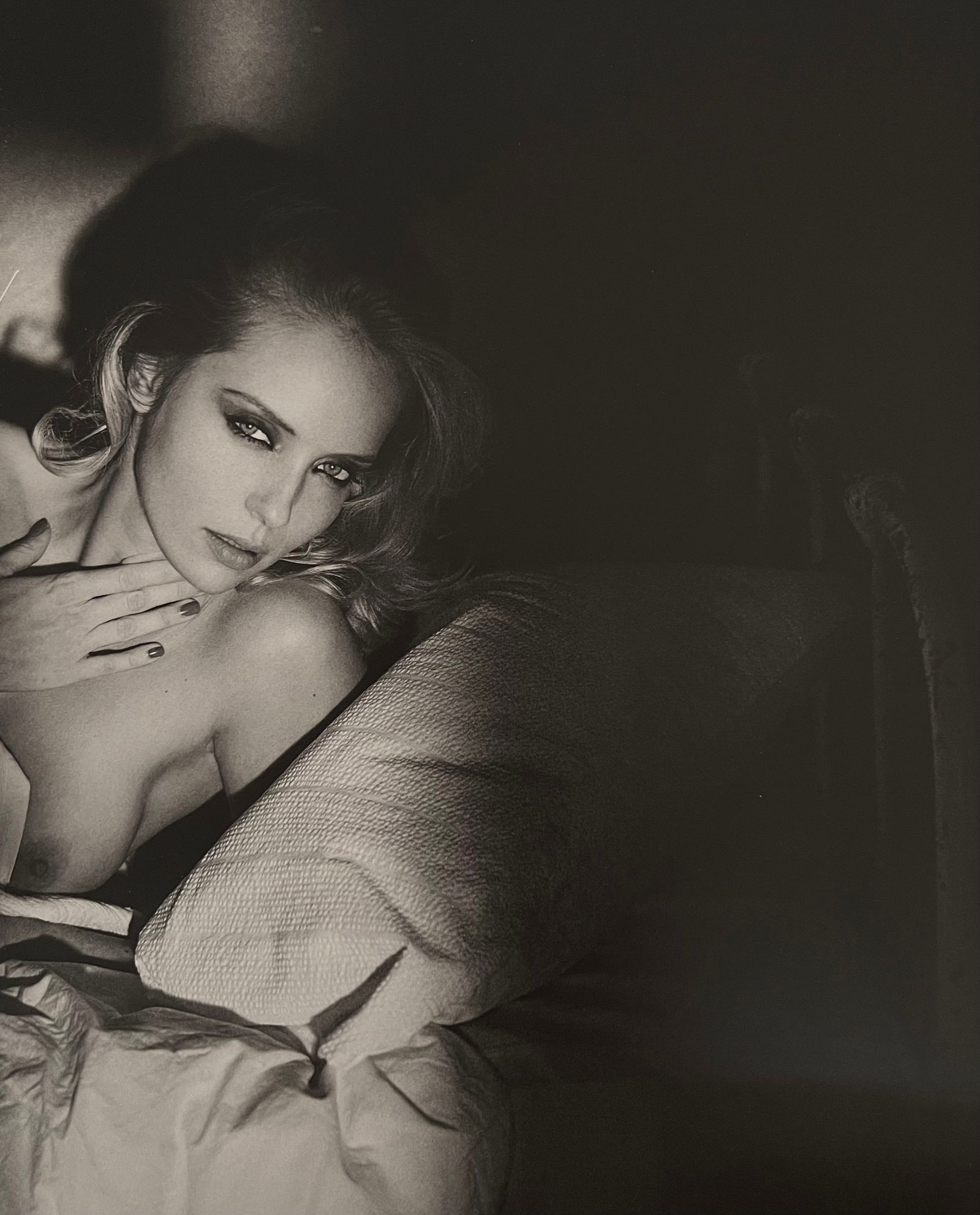 Marc Lagrange, Chiaroscuro, 2000's: Photographer: Marc Lagrange was a Belgian photographer known for his nude portraits of female figures. Lagrange created dream-like and fantastical narrative pictures populated by beautiful nudes that