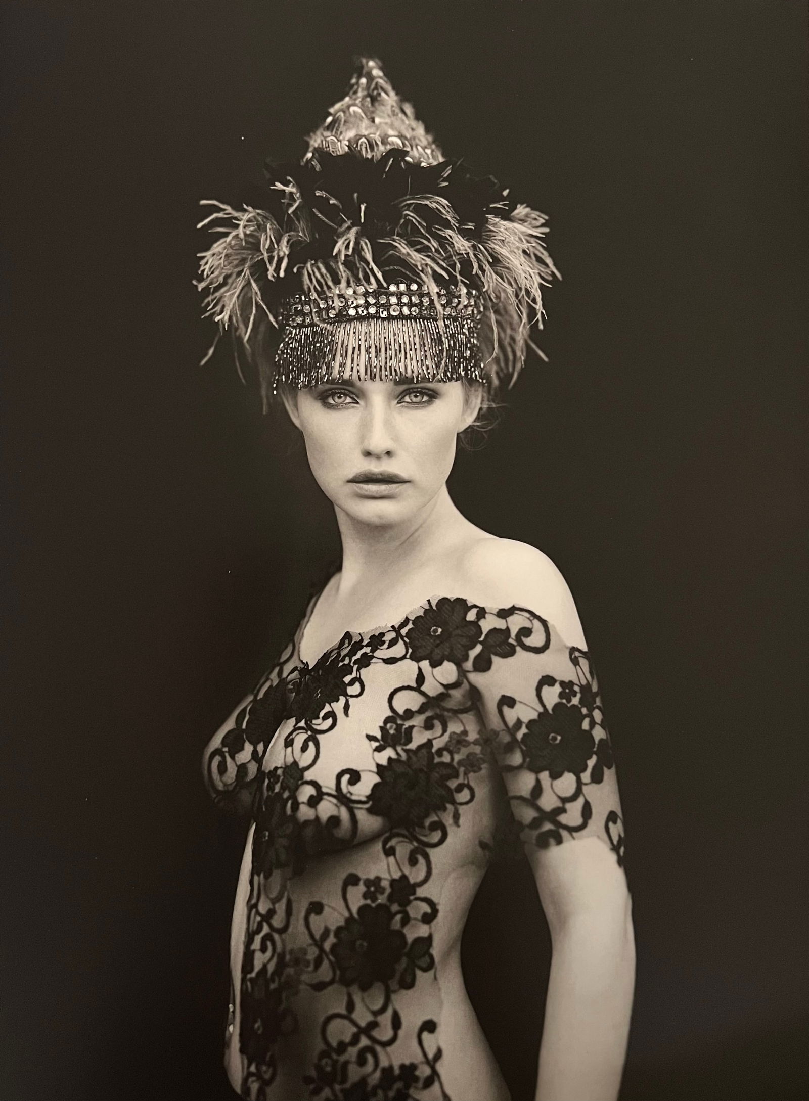 Marc Lagrange, Milani's Miter, 2000's: Photographer: Marc Lagrange was a Belgian photographer known for his nude portraits of female figures. Lagrange created dream-like and fantastical narrative pictures populated by beautiful nudes that