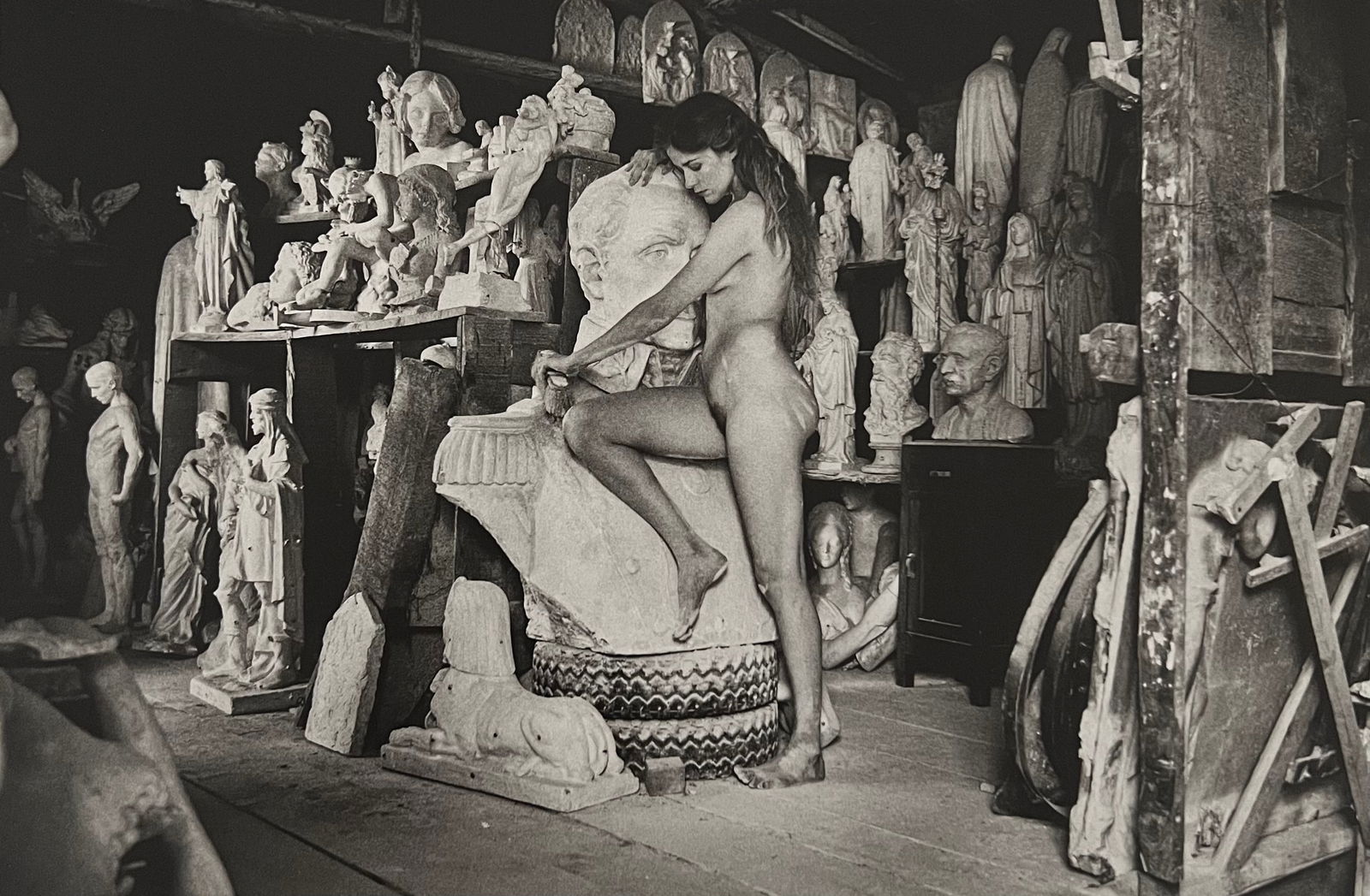 Marc Lagrange, My Fair Lady, 2000's: Photographer: Marc Lagrange was a Belgian photographer known for his nude portraits of female figures. Lagrange created dream-like and fantastical narrative pictures populated by beautiful nudes that