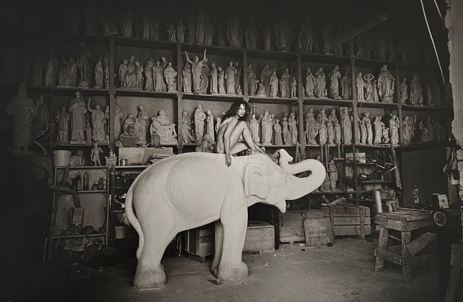 Marc Lagrange, Reproduction, 2000's: Photographer: Marc Lagrange was a Belgian photographer known for his nude portraits of female figures. Lagrange created dream-like and fantastical narrative pictures populated by beautiful nudes that