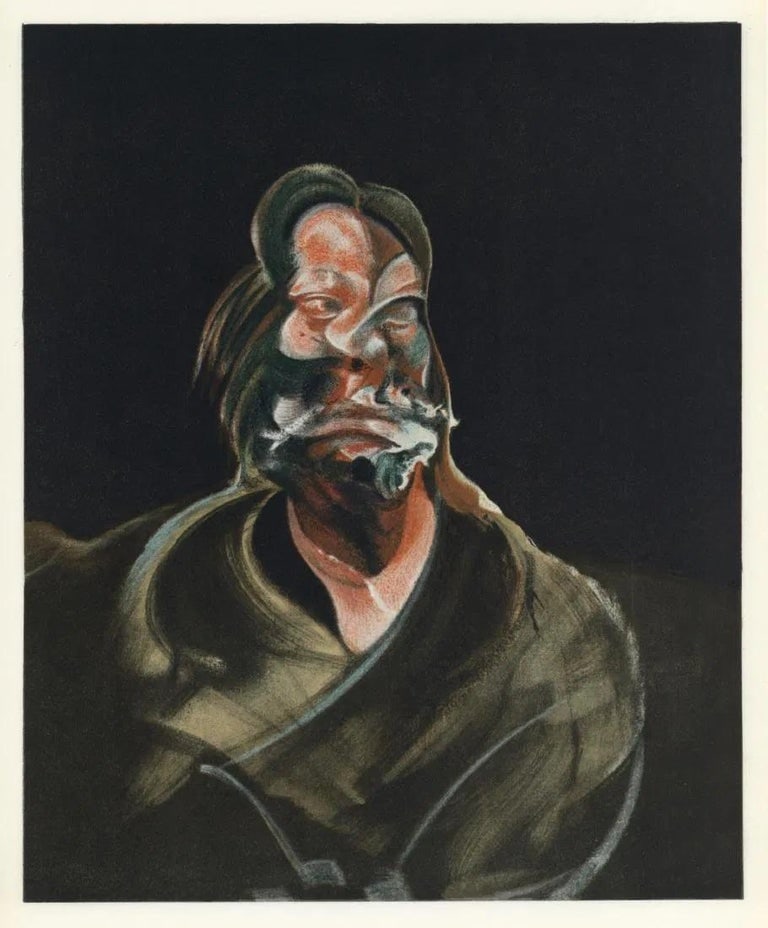 Francis Bacon, 'Portrait of Isabel Rawthorne' original color lithograph, 1966: Lithograph on velin paper. Inscription: Unsigned and unnumbered. Good condition. Notes: From Derriere le miroir Published by Aime Maeght, Editeur, Paris; printed by editions Pierre a Feu, Galerie Maeg