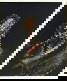 Francis Bacon, 'Portrait of Isabel Rawthorne' original color lithograph, 1966: Lithograph on velin paper. Inscription: Unsigned and unnumbered. Good condition. Notes: From Derriere le miroir Published by Aime Maeght, Editeur, Paris; printed by editions Pierre a Feu, Galerie Maeg