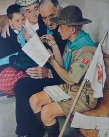 Norman Rockwell, 'A Scout is Friendly', Offset Lithograph, 1969