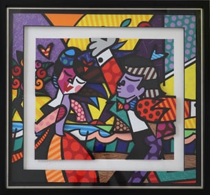 Romero Britto, 'Follow Me', Signed Limited Edition Sculptograph, 2006