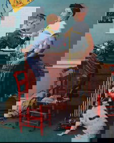 Norman Rockwell, 'To Keep Myself Physically Strong', Offset Lithograph, 1969