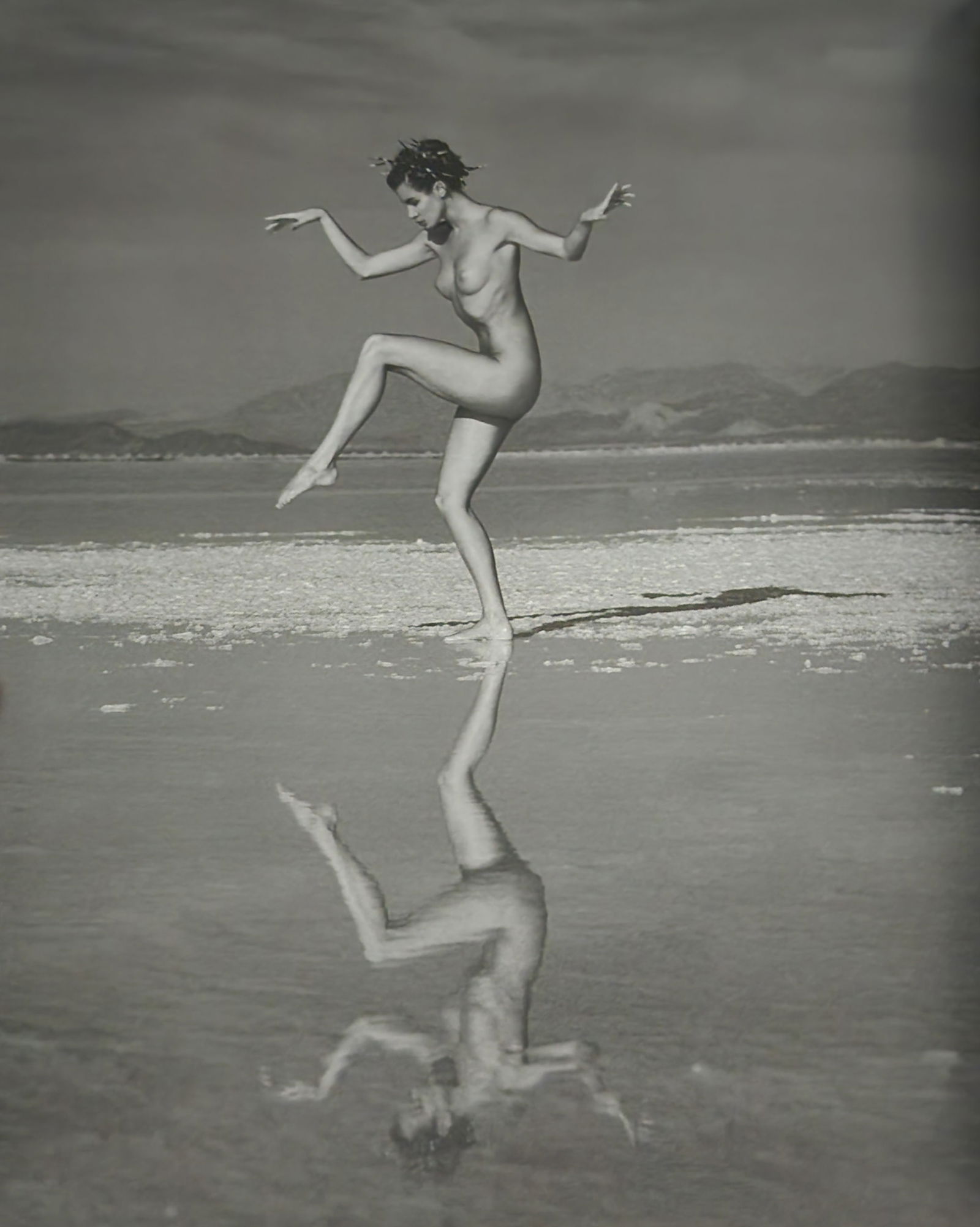 Guido Argentini, 'Silver nude' 2004: Photographer: Guido Argentini (1966-Present) born in Florence, Italy. Gave up studying medicine after three years at the University of Florence before deciding to turn his passion for photography into