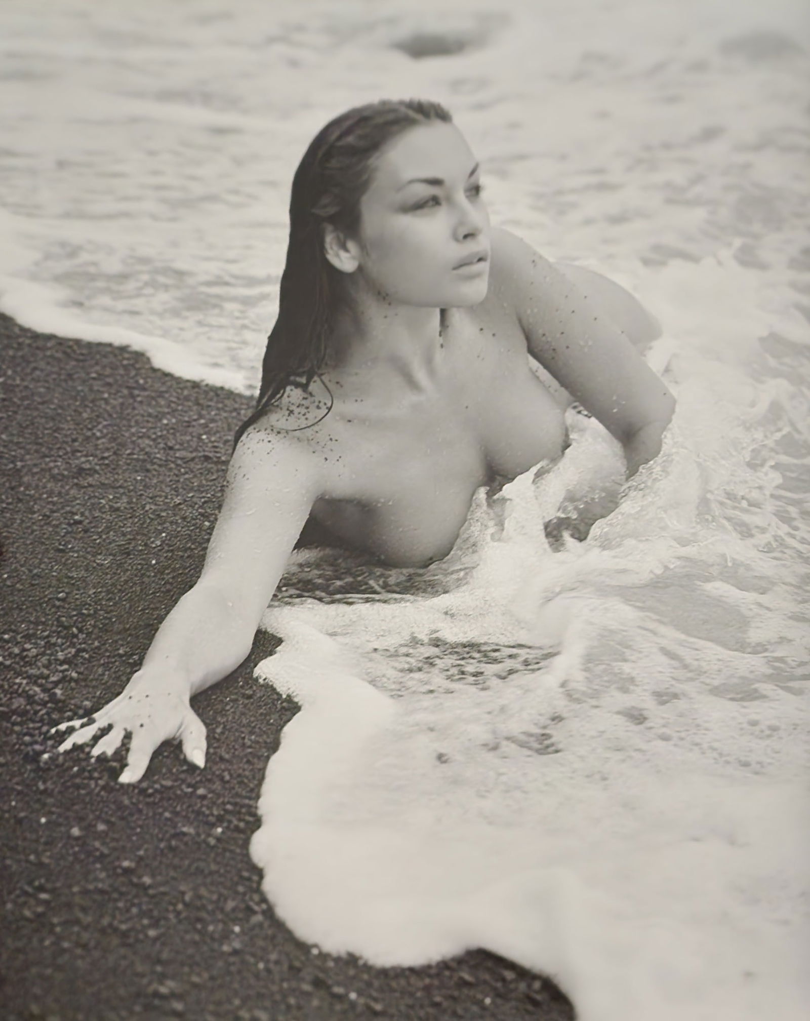 Guido Argentini, 'Silver nude' 2004: Photographer: Guido Argentini (1966-Present) born in Florence, Italy. Gave up studying medicine after three years at the University of Florence before deciding to turn his passion for photography into