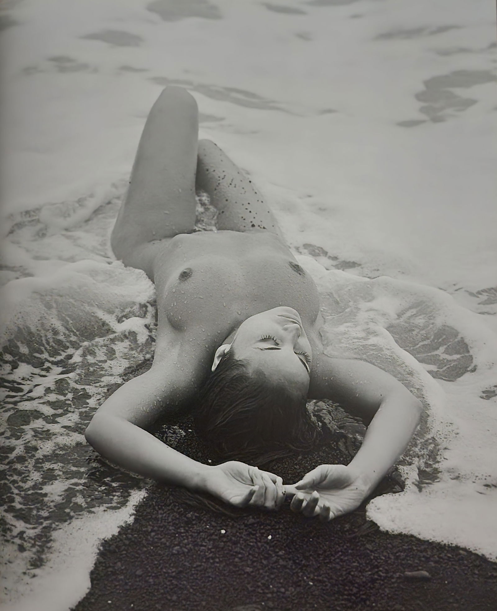 Guido Argentini, 'Silver nude' 2004: Photographer: Guido Argentini (1966-Present) born in Florence, Italy. Gave up studying medicine after three years at the University of Florence before deciding to turn his passion for photography into