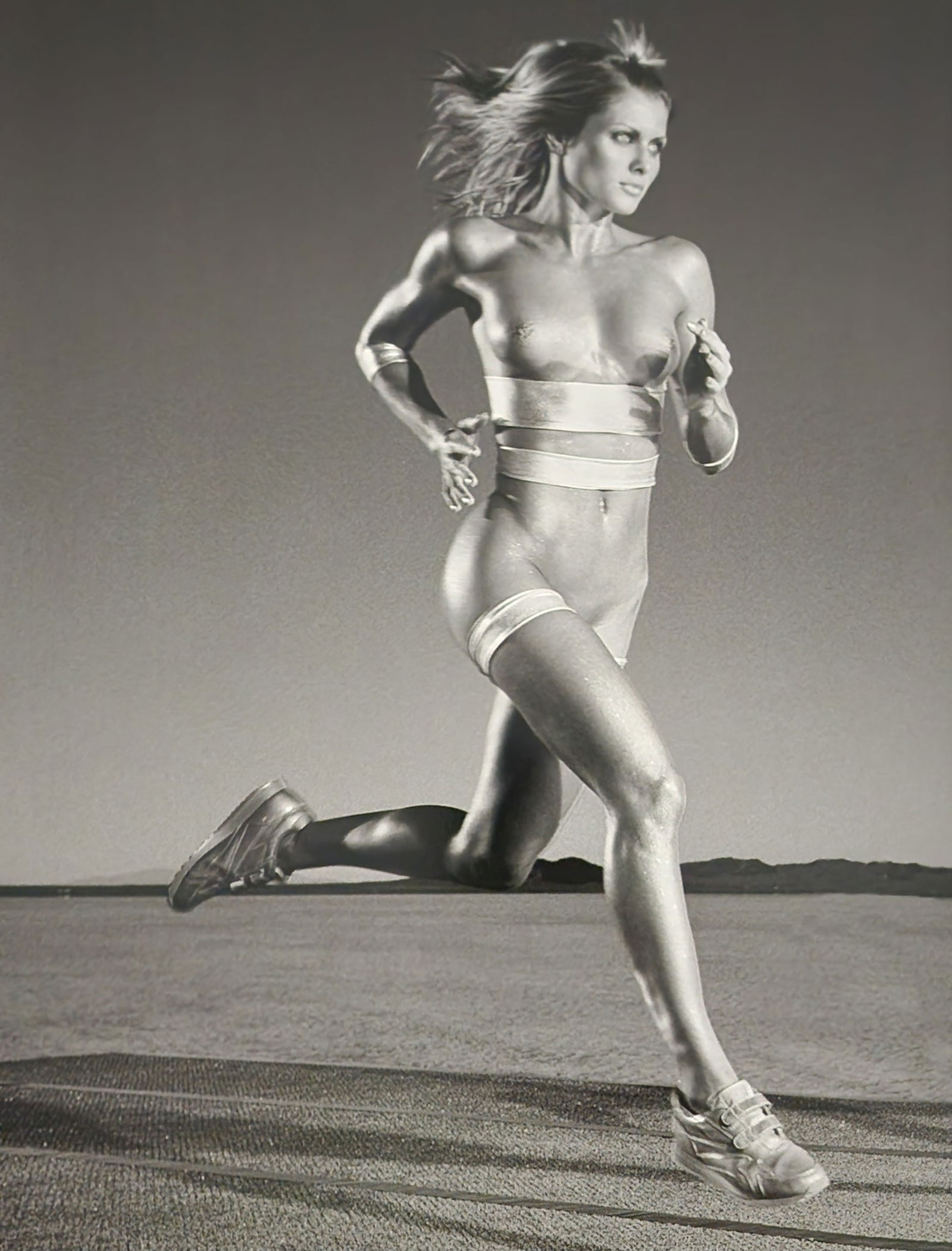 Guido Argentini, 'Silver nude' 2004: Photographer: Guido Argentini (1966-Present) born in Florence, Italy. Gave up studying medicine after three years at the University of Florence before deciding to turn his passion for photography into