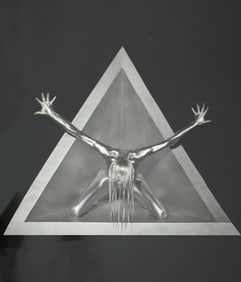 Guido Argentini, 'Silver nude' 2004