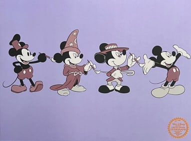 Disney, Mickey Mouse Through The Years, Limited Edition Animation Cel