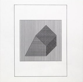 Sol Lewitt, 'Untitled' - Trapezoidal, From The Suite 'Ficciones', Silkscreen