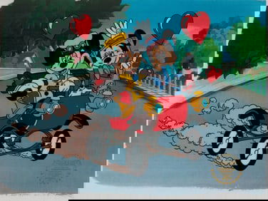 Disney, 'Mickey Mouse & Minnie Mouse Take a Ride', Limited Edition Sericel