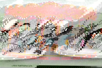 Warner Bros., Bugs Bunny, Taz & Yosemite Sam, 'Merry Go Round', Sericel, 1996