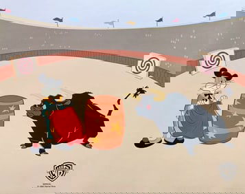 Warner Bros, Looney Tunes, Bugs Bunny Bullfight, Limited Edition Animation Cel