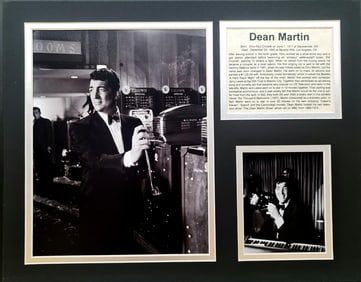Dean Martin, Matted Photo Collage