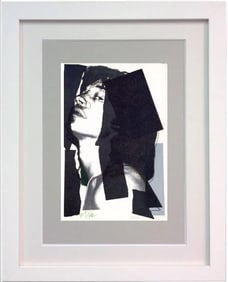 Andy Warhol, 'Mick Jagger Fsii.144', Framed Announcement-Card, 1975