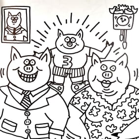 Keith Haring, Untitled I, Lithograph - 1985