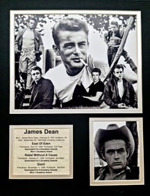 James Dean, Matted Photo Collage