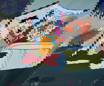 Hanna-Barbera, The Flintstones - Family Outing Animation, Limited Edition Animation Cel