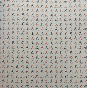 Victor Vaserely, Numbers