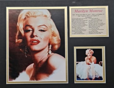 Marilyn Monroe, 'Headshot', Matted Photo Collage