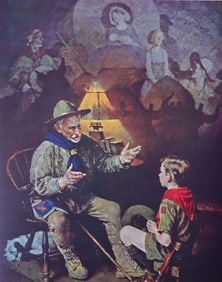 Norman Rockwell, 'Scout Memories', Offset Lithograph, 1969