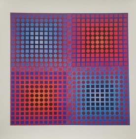 Victor Vasarely, 'Eg-1-2', Framed Monograph, 1967