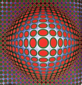 Victor Vaserely, Psychadelic patterning