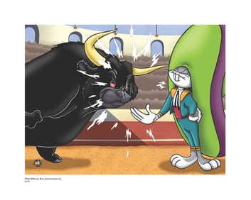Warner Bros, Looney Tunes, Bugs Bunny, "Albert Bull Gets Slapped by Matador Bugs"