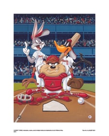 Warner Bros, Looney Tunes, Bugs, Daffy & Taz, "At The Plate, Arizona Diamondbacks"