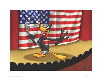 Warner Bros, Looney Tunes, Daffy Duck, "Patriotic On Stage"