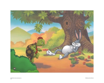 Warner Bros, Looney Tunes, Bugs Bunny & Cecil Turtle, "Snooze You Lose" Tortoise & The Hare