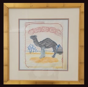 Larry Rivers, 'Stencilpack Camel' - Signed Limited Edition Camel Cigarettes Lithograph, 1978