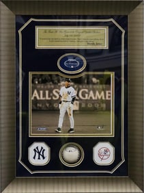 Derek Jeter, Original Hand Signed Game Baseball, 2008 Steiner Certified