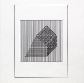 Sol Lewitt, 'Untitled' - Quadrilateral, From The Suite 'Ficciones', Silkscreen